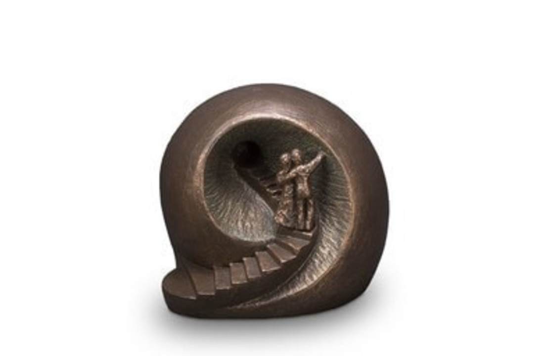 Brons Duo Urn "Afscheid"