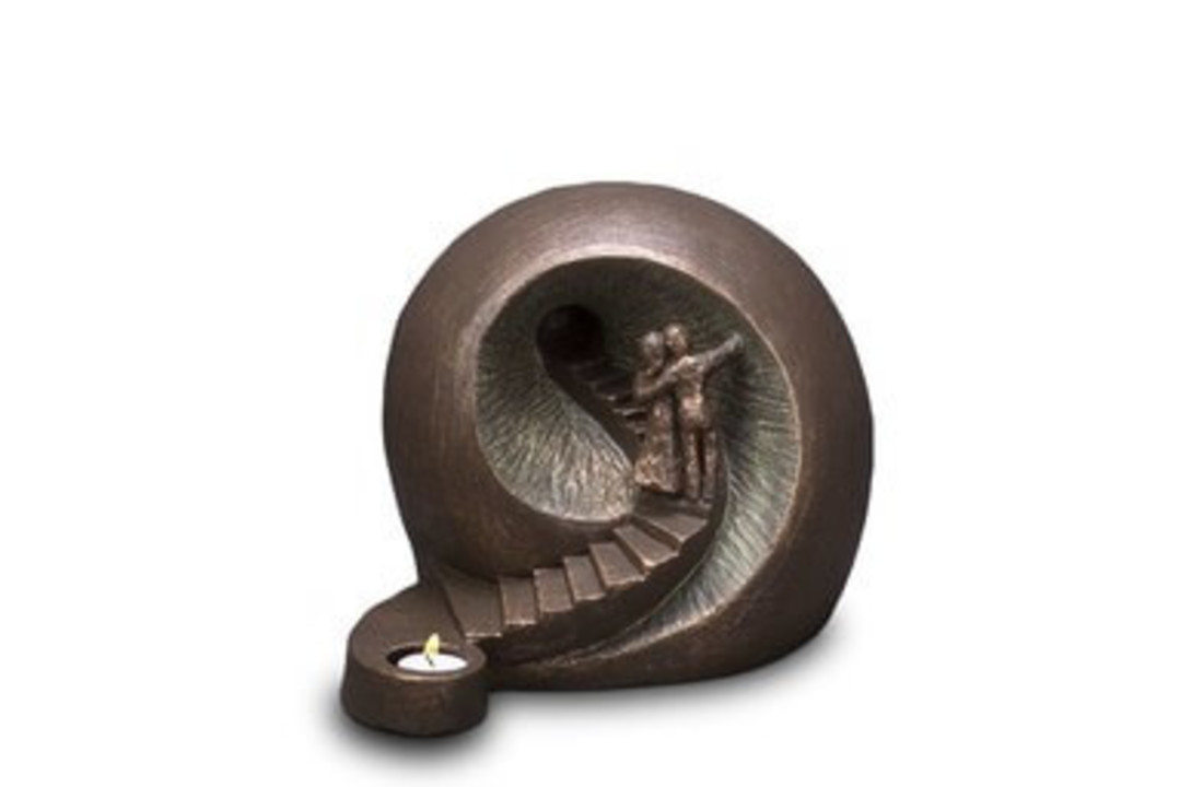 Brons Duo Urn "Afscheid"