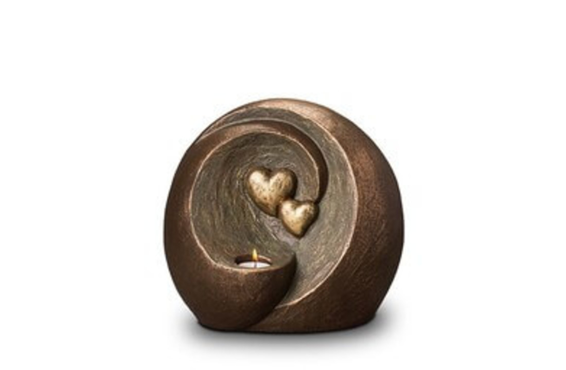 Duo urn brons (Waxine)