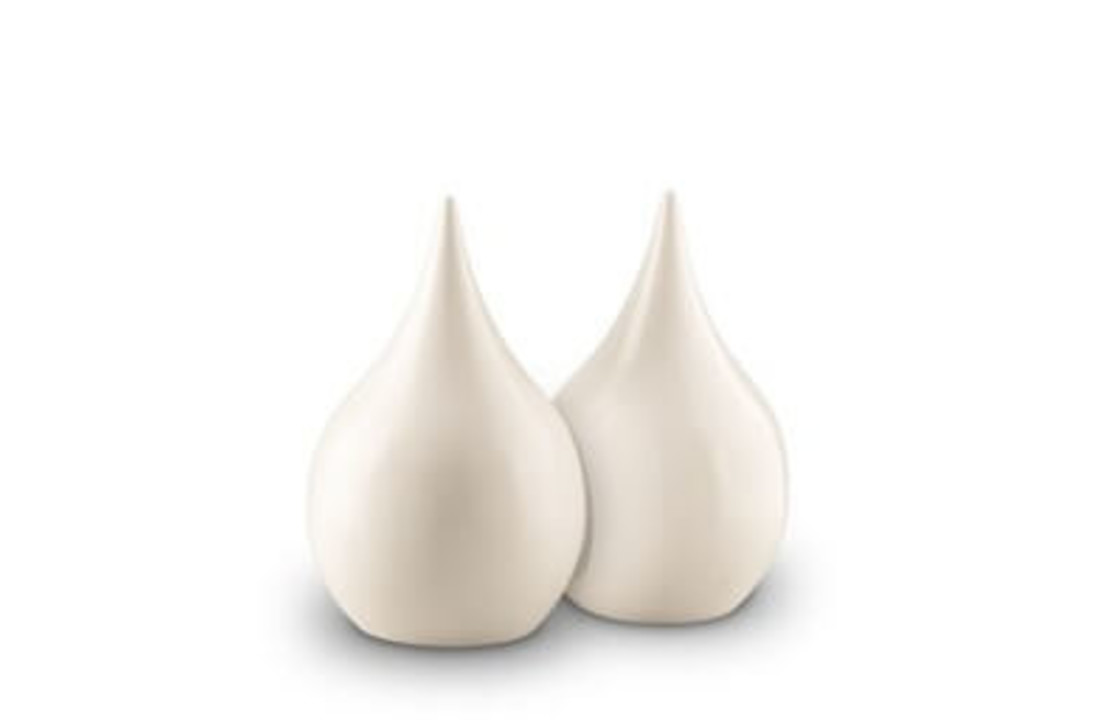 Duo Urn Teardrop Wit Set