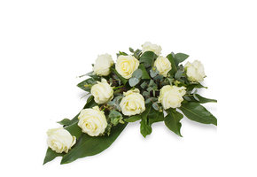 Wit Rouwbloemstuk