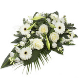 Wit Rouwbloemstuk Luxe