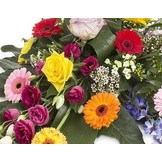 Bont Rouwbloemstuk Luxe