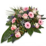 Roze Rouwbloemstuk Luxe