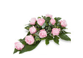 Roze Rouwbloemstuk