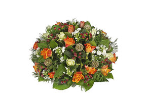 Rouwbiedermeier Oranje Wit