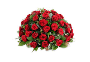 Rouwbiedermeier Rode Rozen