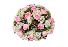 Zachte Bloemen Rouwbloemstuk