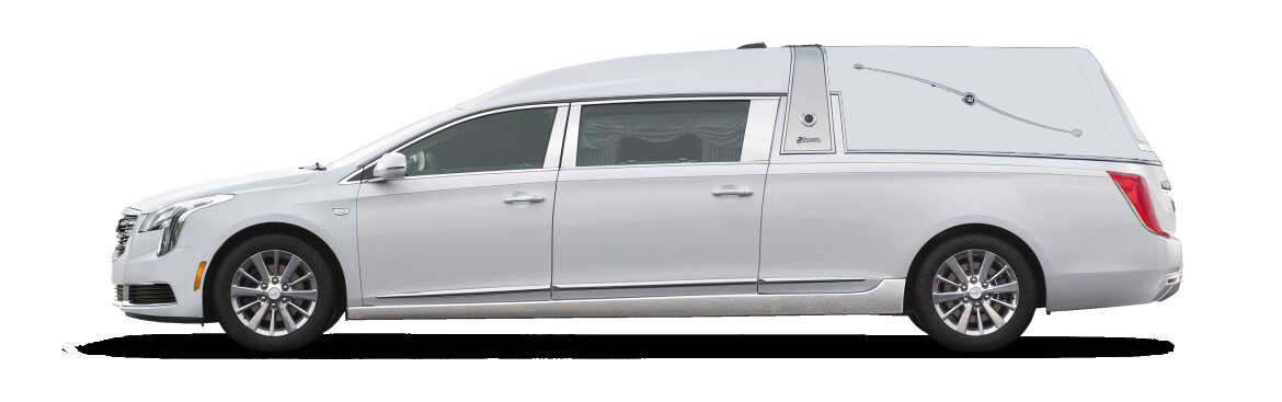 Cadillac Rouwauto Wit