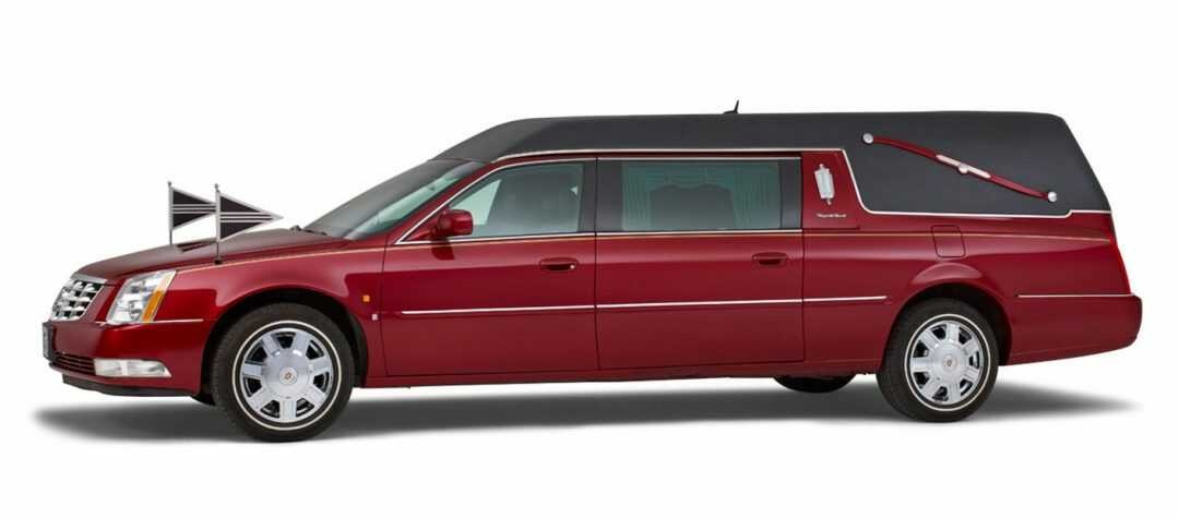 Cadillac Rouwauto Rood