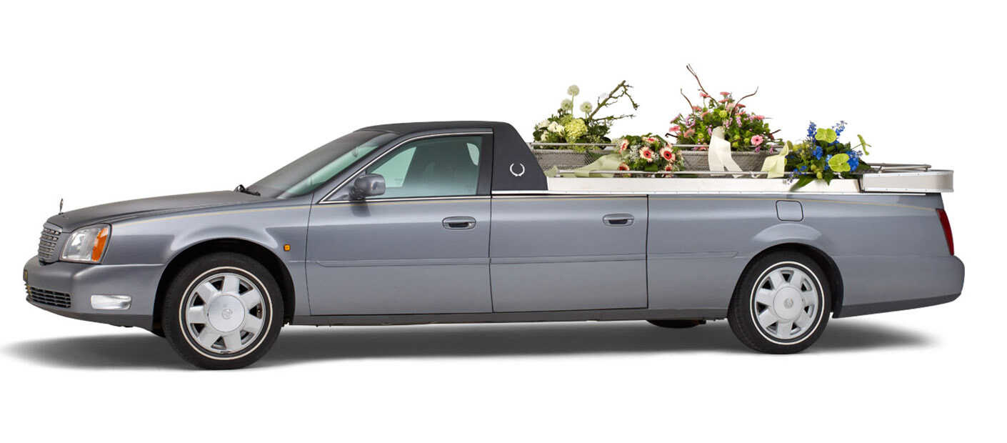 Bloemenauto Grijs