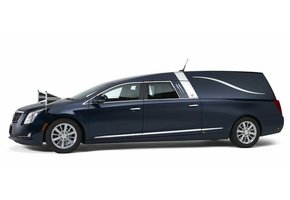 Cadillac Rouwauto Blauw