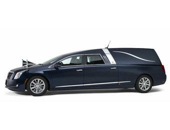 Cadillac Rouwauto Blauw