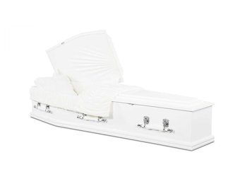 Franse Uitvaartkist Wit