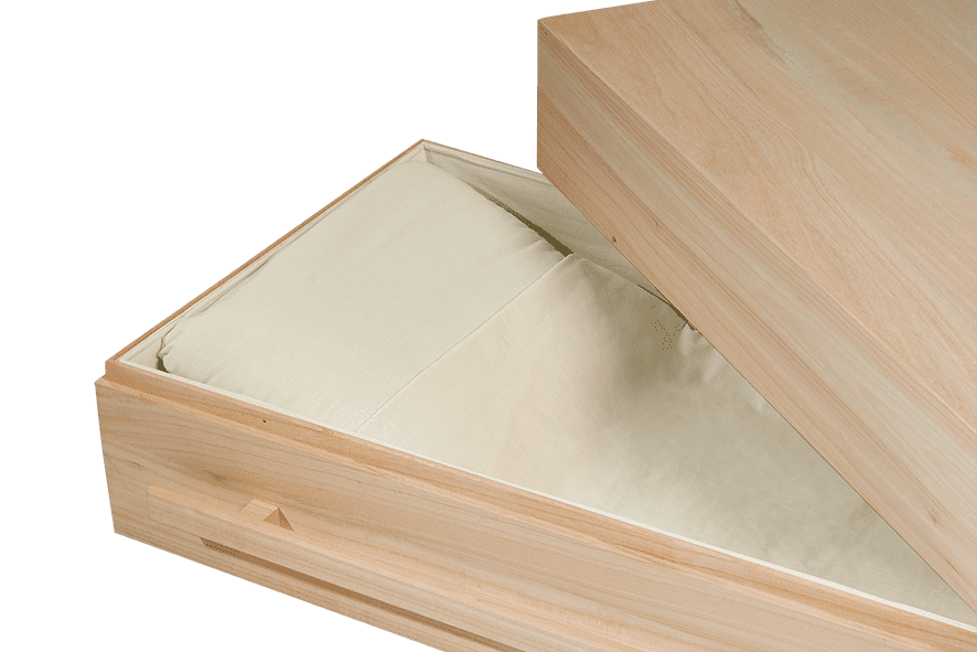 Populier Moderne Eco Uitvaartkist