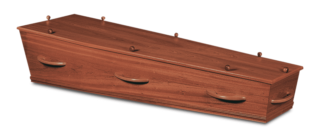 Standaard Grafkist Mahoniehout