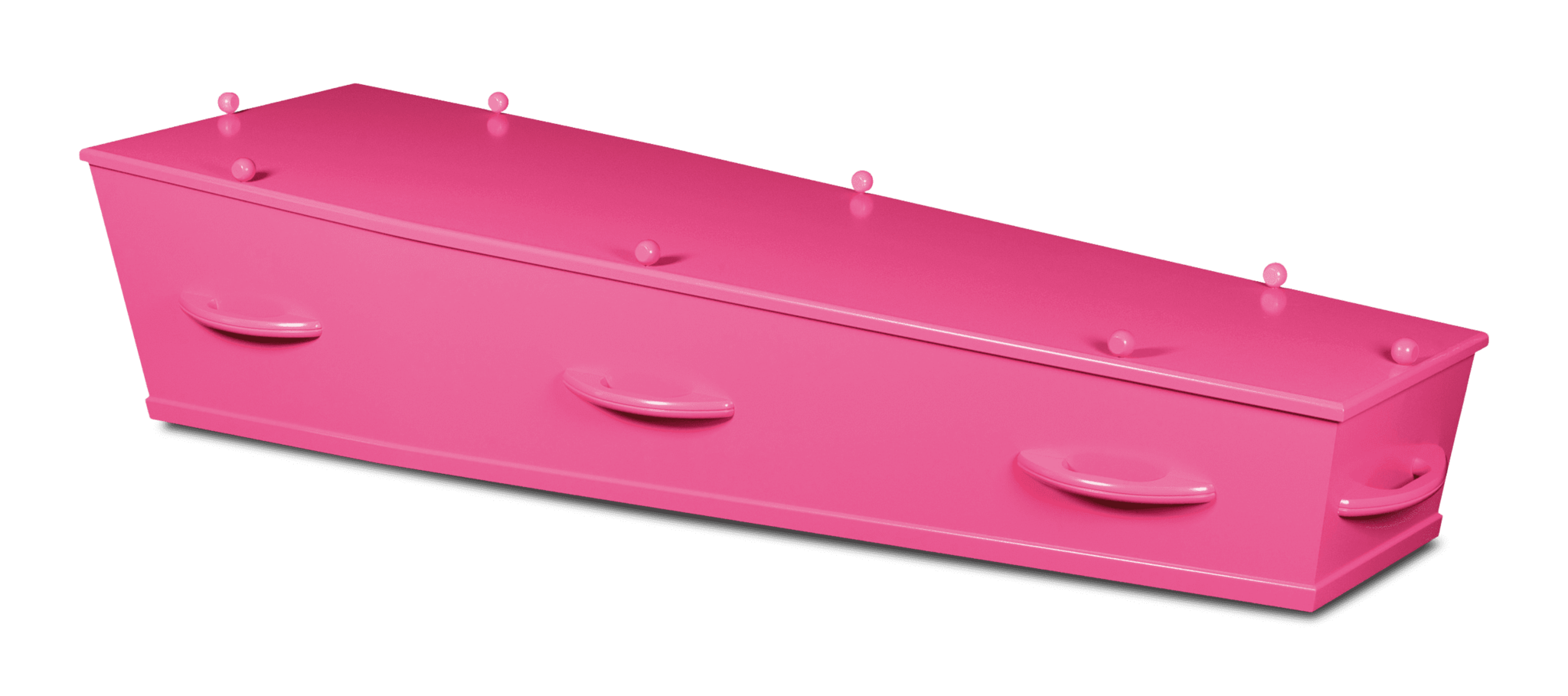 Standaard Roze Uitvaartkist