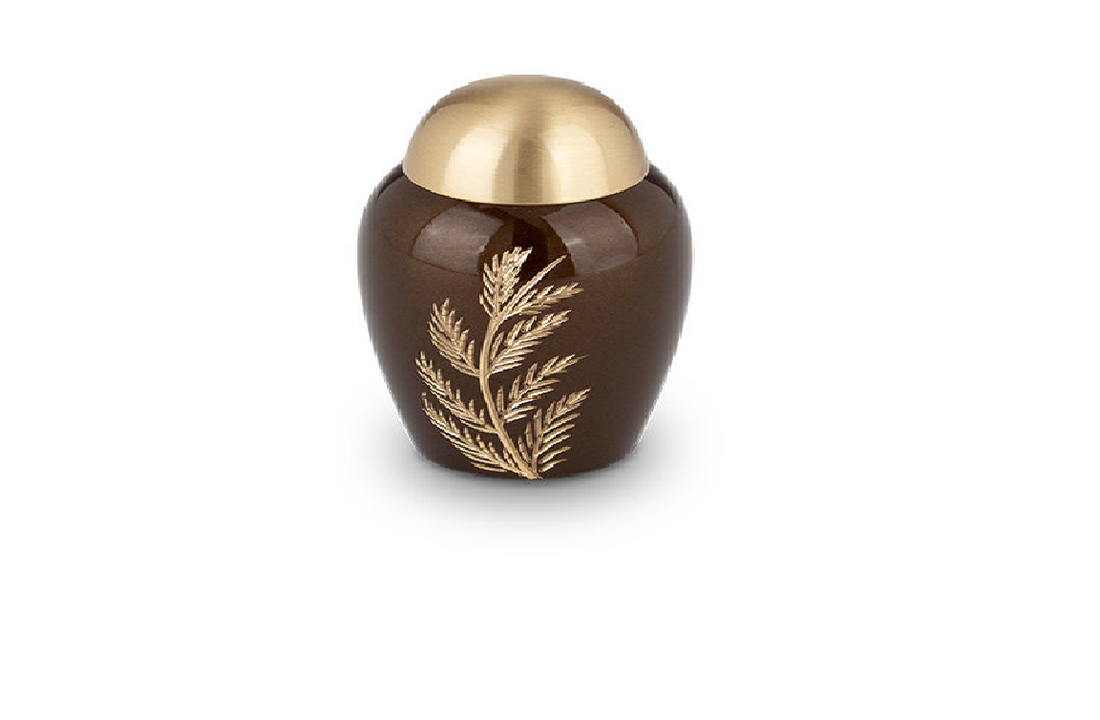Mini Metaal urn varen