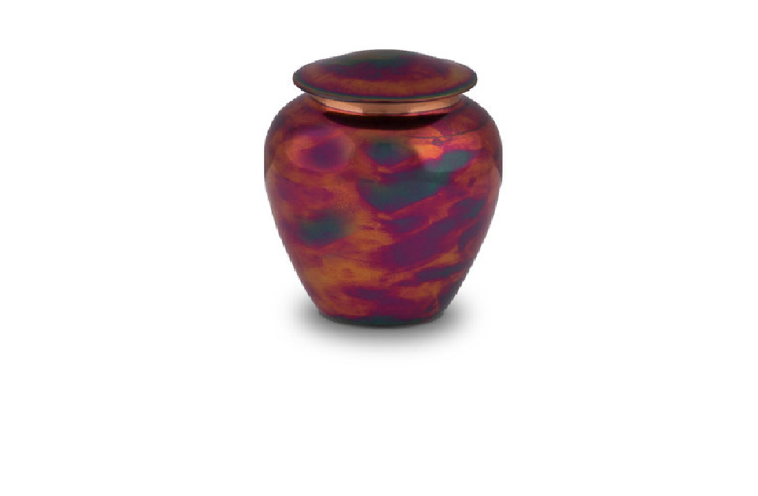 Mini Metaal urn Raku