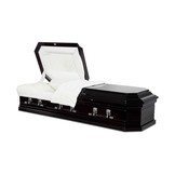 Italiaans Ovaal Zwart Grafkist