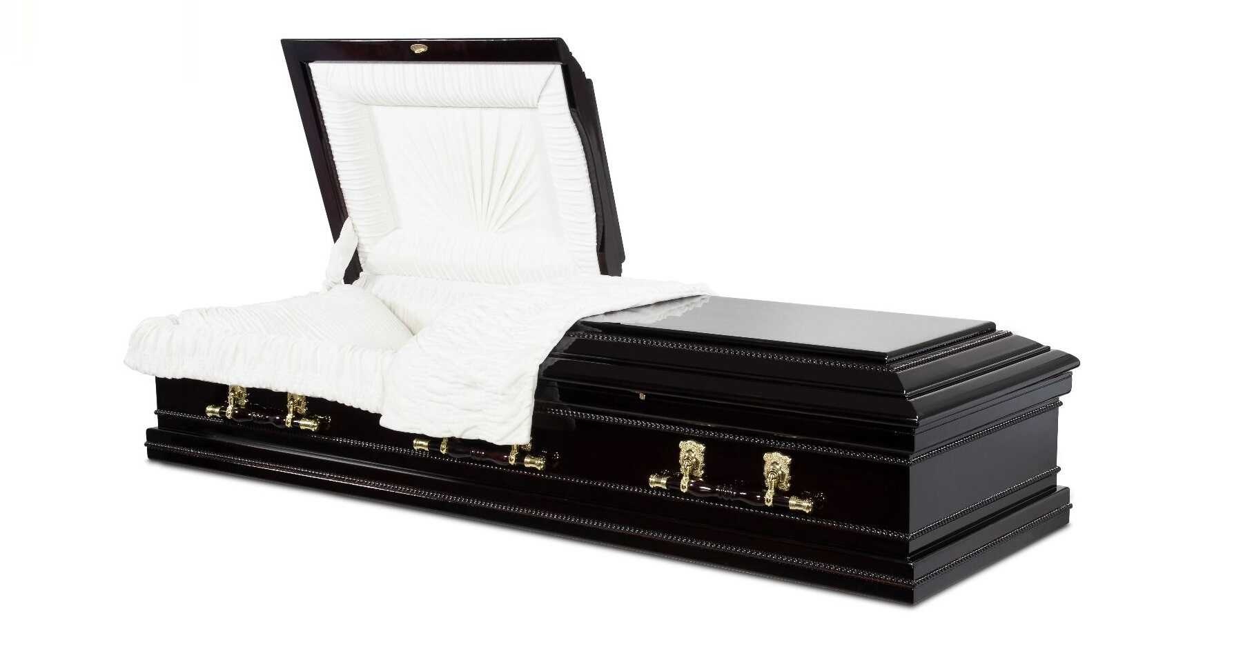 Exclusieve Italiaanse Grafkist Kersen Zwart