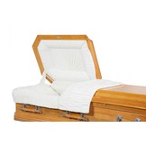 Italiaans Ovaal Eiken Grafkist