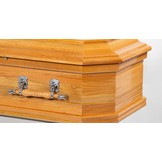 Italiaans Ovaal Eiken Grafkist