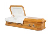 Italiaans Ovaal Eiken Uitvaartkist