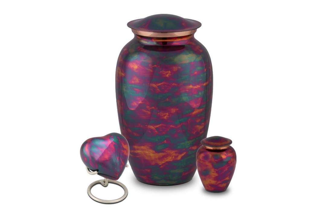 Mini Metaal urn Raku