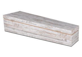 Moderne White Wax Grafkist