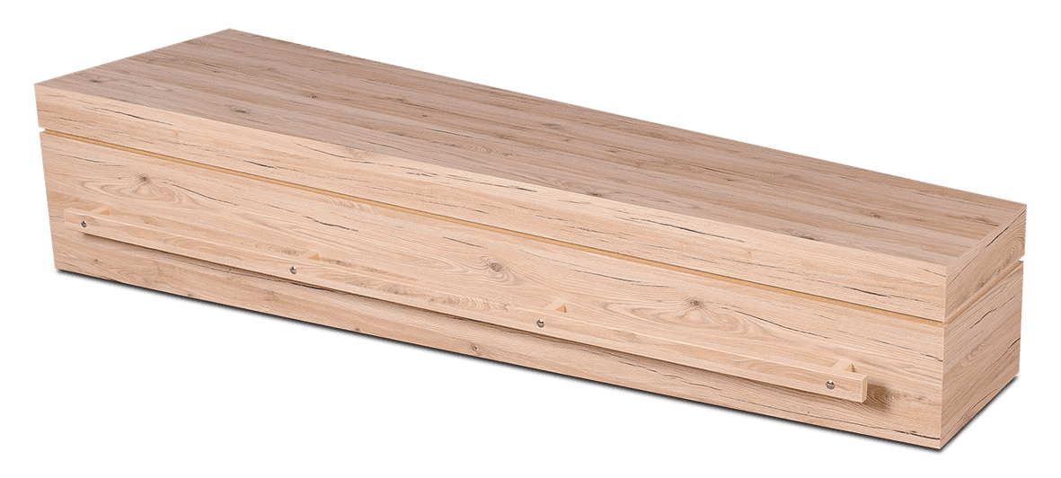 Moderne Wild Eiken Uitvaartkist