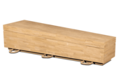 Moderne Eiken Uitvaartkist Massief