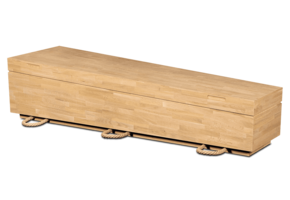 Moderne Eiken Uitvaartkist Massief