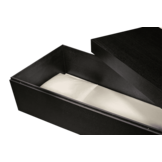 Exclusieve Moderne Zwarte Eiken Uitvaartkist