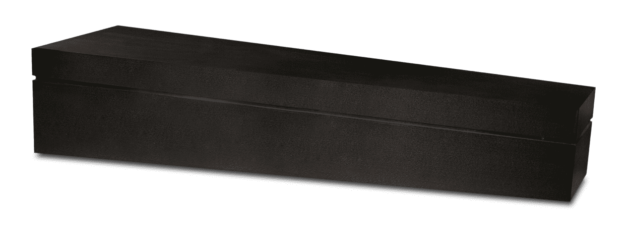 Exclusieve Moderne Zwarte Eiken Uitvaartkist