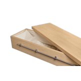 Eiken fineer design Uitvaartkist