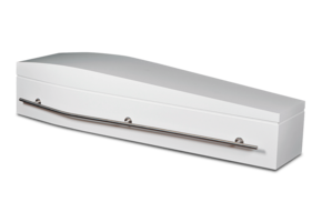 Witte design Uitvaartkist