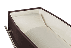 Moderne Zwarte design Uitvaartkist