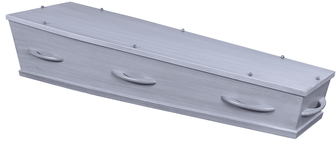 Blauwe Naaldhout Eco Uitvaartkist