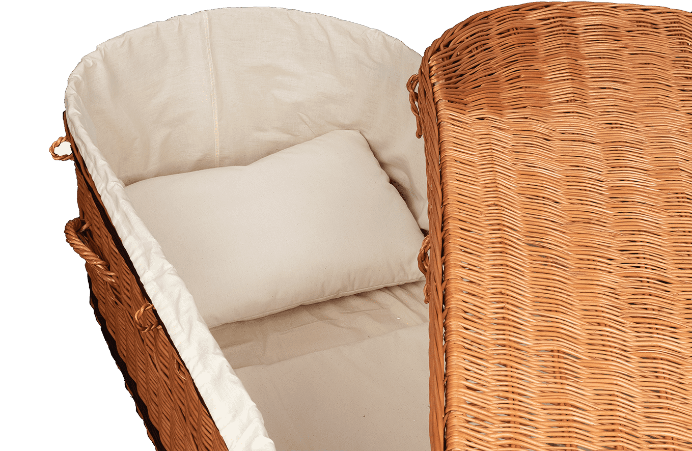 Eco Wilgenteen Grafkist Bruin