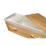 Traditionele Eiken Grafkist Kroondeksel