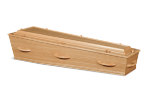 Traditionele Eiken Look Uitvaartkist