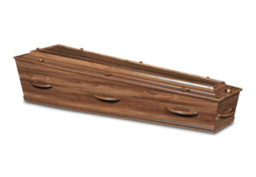 Luxe Noten Look Uitvaartkist