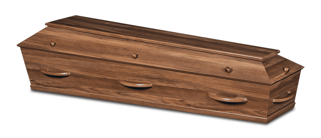 Noten Fineer Uitvaartkist