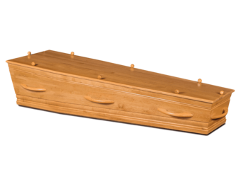 Rustiek Eiken Uitvaartkist