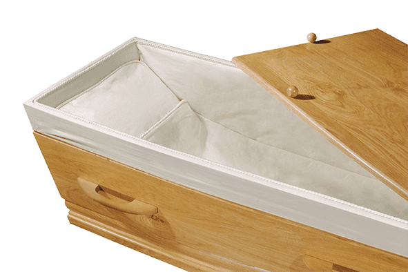 Rustiek Eiken Grafkist Motief