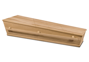 Luxe Eiken Grafkist Open