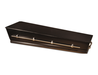 Zwarte Eiken Uitvaartkist Nikkel