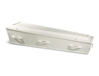 Luxe Witte Uitvaartkist