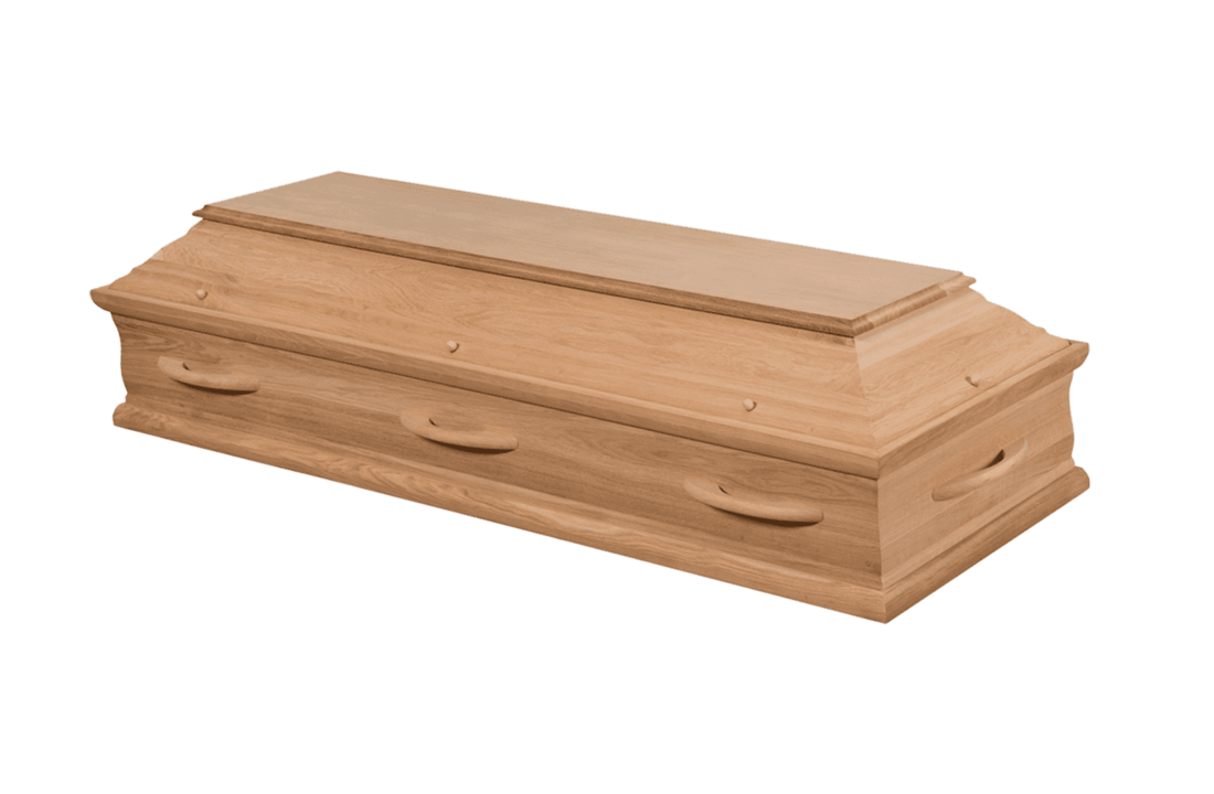 Exclusieve Eiken Eco Grafkist Grote maat